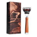 Benjamin Barber Classic Shaving Razor Fusion Wood (1 stk)