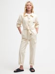 Barbour International Hamilton Jumpsuit, Ecru