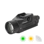 HOLOSUN P.ID Dual, Green & IR Laser, White Light,1000 Lumen, Aluminum Housing, Pistol