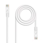 Monkey Ladder Câble réseau Ethernet RJ45 LSZH Cat.6A UTP, AWG24, 100% cuivre, sans halogène, blanc, 1 m