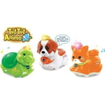 Coffret Trio Tut Tut Animo VTECH - Animaux Domestiques - 3 animaux parlants e...