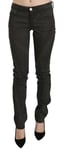 C'N'C Costume National Jean Noir Délavé Taille Basse Jeans Skinny S.