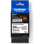 brother-tejp TZeS251, svart/vit, 24 mm x 8 m