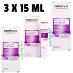 Derma V10 Anti-Ageing Eye Cream,Suitable for all skin types,Fragrance Free3X15ML