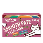 Lily’s Kitchen Smooth Paté Selection Complete Nutrition Adult Cat Food 4 x (8 x 85g)