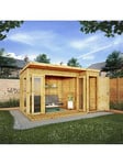 Mercia 12 X 8 Premium Garden Room Summerhouse With Side Shed