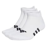 adidas Mixte Socks Performance Cushioned Low 3 Pairs, White/White/White, HT3449, M