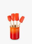 Le Creuset Stoneware Kitchen Utensils and 1.1L Holder Set, 5 Piece