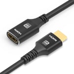 NÖRDIC HDMI skjøtekabel 3m 8K60Hz 4K144 HDMI 2.1 48Gbps Ultra High Speed HDMI