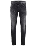 JACK & JONES Jjiglenn Jjfox BL 655 50sps Noos Pantalon en Jean, Noir (Black Denim), 27 Homme