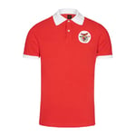 Benfica SL 70's Polo Pull Homme, Rouge/Blanc, S