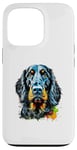 Coque pour iPhone 13 Pro Gordon Setter Pop Art et Splash Art Gordon Setter