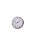 Perel Horloge Murale, Rond, analogique, 30 cm, Heure radiopilotée (DCF), Aluminium, Argent