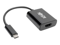 Eaton Tripp Lite Series Usb C Till Hdmi-Adapter Konverterare M/F 4K Usb Typ C Till Hdmi Svart Usb Typ C, Thunderbolt 3-Kompatibel - Extern Videoadapter - Usb-C 3.1 - Hdmi - Sort