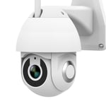 1080P 355 Caméra IP Intelligente Extérieure Onvif TF Carte Cloud Stockage IP66 étanche Vitesse Dome Moniteur Système de Caméra de Sécurité, Prise UE sans Fil, Blanc