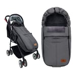 pram footmuff footmuff for Pushchair Stroller Universal (Grey2)