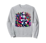 Funny Video Games Santa Gamer 8-bit Gaming Christmas Gamers Sweatshirt