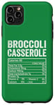 Coque pour iPhone 11 Pro Max Casserole de brocoli Valeur nutritive Aliments Famille Thanksgiving