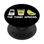 The Three Amigos Salt Drink Lime Cinco de Mayo Taco Tuesday PopSockets Adhesive PopGrip