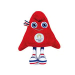 Doudou et Compagnie Mascotte Officielle des Jeux Olympiques et Paralympiques de Paris 2024, Peluche Phryge Olympique en Sachet, 23 cm, JO2408