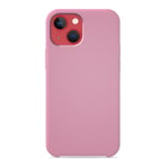 Coque silicone unie Soft Touch Rose compatible Apple iPhone 13 - Neuf