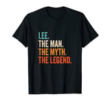 Mens Lee The Man The Myth The Legend First Name Lee T-Shirt