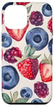 Coque pour iPhone 12 Pro Max Coque Téléphone Motif Fruits – Fraises & Myrtilles