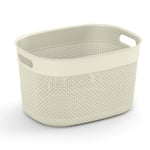 CURVER Filo Clothes Basket Large Ivory White