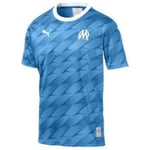 Ensembles de survêtement Puma  MAILLOT FOOTBALL OM AWAY REPLICA - BLEU AZUR- WHITE - XL