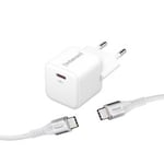 Intenso® USB-C GaN Power lader 30W PD/QC inkl. USB-C kabel