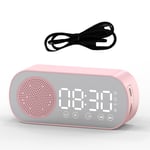 Wireless Bluetooth Speaker Clock Radio ABS for Home Office P8M56899