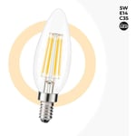 Barcelona Led - Ampoule led E14 5W Filament 'Clear' - Blanc Neutre - Blanc Froid