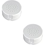 Röstinspelare för nallar Press Inspelningsbar Röst Ljudbox Recorder Modul 30 sekunder Inspelare för gosedjur Plyschleksakskudde white (Pack of 2)