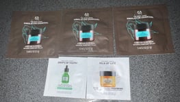 SAMPLES The Body Shop Himalayan Charcoal Mask X 3 Drops Of Youth X 1 OILS X 1