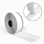 ® Scratch Autocollant Double Face Blanc 3 M Long, Velcr Autocollant 30 Mm Wide, Rouleau Velcr 1 Pair, Bande Velcr Adhésives Scratch Autocollant Pour Tissus, Moustiquaire, Artisanat, Bricolage