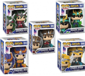 Funko Pop! Saint Seiya Animation Set 5 Pegasus Cygnus Andromeda Dragon Phoenix