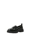 ESPRIT Femme Modischer Chunky Damen Mocassins Penny, 001/Black, 41 EU