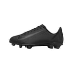 Nike Jr Vapor 16 Club FG/MG Soccer Shoe, Black/Black-Deep Jungle, 36 EU