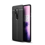 OnePlus 8 Pro      Leather Texture Case    Black