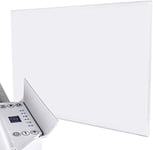 MYLEK Panel Heater Radiator 2KW Electric - Daily and Weekly Timer, Digital Thermostat - Wall Mounted Slim White Panel Heater for Bathroom, Office, Bedroom, Garage (2000 Watt) Lot 20 Compliant