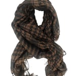 Palestinsk Keffiyeh - Brun och svart - halsduk brown 100