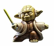 Star Wars Joy Toy 651377 Figurine de Collection en céramique Fighting Yoda « May The Force Be with You » dans Une boîte de présentation en Cuir Noble