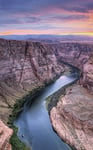 Poster vertical XL déco GRAND CANYON 150 x 240 cm | Trompe l'œil Déco murale Qualité HD Scenolia