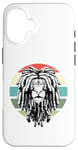 iPhone 16 Lion dreadlock mane majestic animal creative powerful strong Case