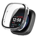 Fitbit Versa 4 / Sense 2 skal i härdat glas - Transparent Transparent