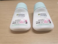 Garnier Mineral Invisible Protection Deodorant Roll On Floral Touch 50ml X2