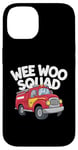 iPhone 14 Funny Firefighter Art For Men Women Kids Fire Truck Fireman Case