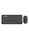 Logitech Pebble 2 Combo - Tastatur & Mussett - Tysk - Hvit