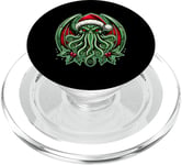 Cthulhu Christmas Lovecraft et Miskatonic Necronomicon PopSockets PopGrip pour MagSafe