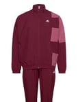 Adidas Sportswear Sportswear Colorblock Tracksuit Burgundy